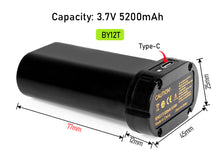 Загрузить изображение в средство просмотра галереи, 3.7V 5200mAh Rechargeable Laser Level Lithium Battery Replacement Part for Red/Green Laser MD12R, MD12G and MD12GT, ME16R
